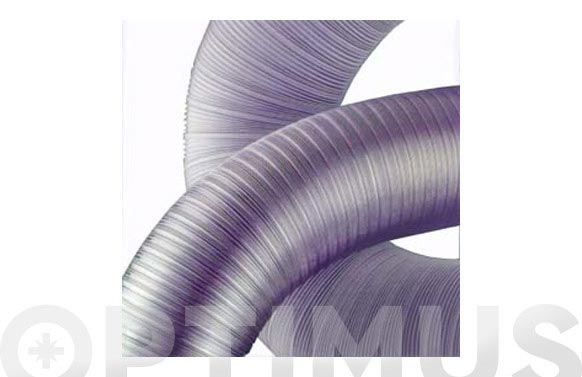 Tubo compact aluminio en tira ø100-100/ 5 m