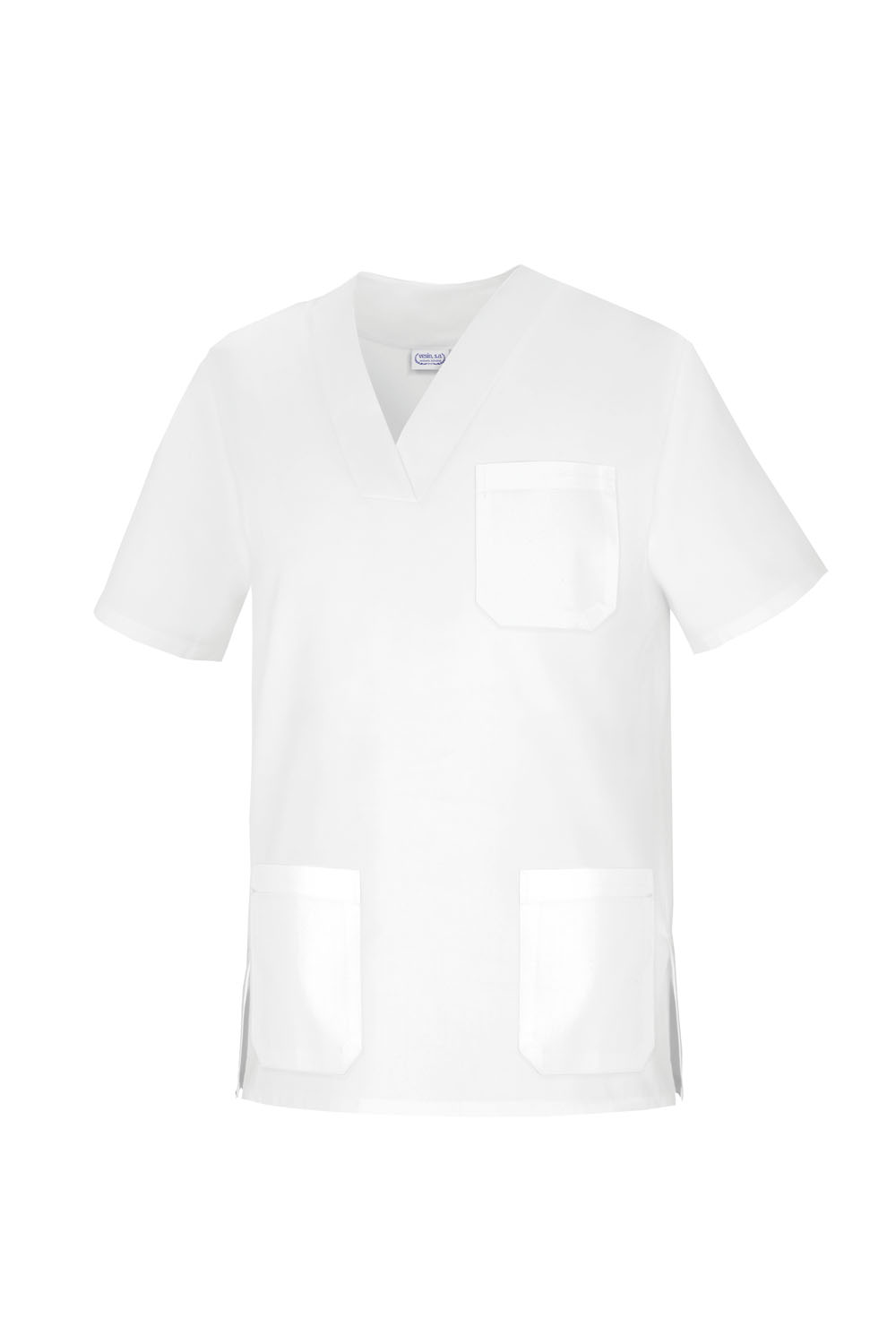 CHAQUETA SANITARIA CUELLO BLANCO T M (CO