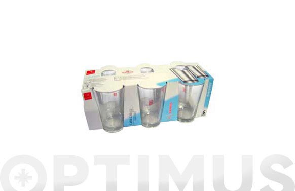 VASO CA¥A LISA (PACK 6 UDSCANA LISA 20 C