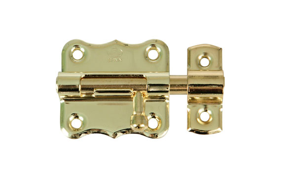 CERROJO PASADOR MOD.384 LATONADO 35 X 33 MM 516 3