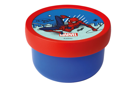 Contenedor mini especial fruta campus spiderman