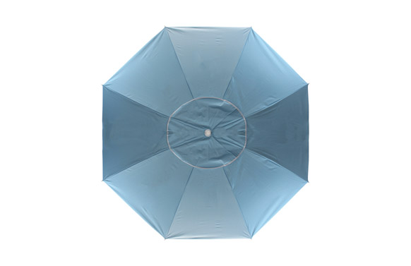 PARASOL PLAYA ALUMINIO Ø180 CM UPF 50+ AZUL 1 2