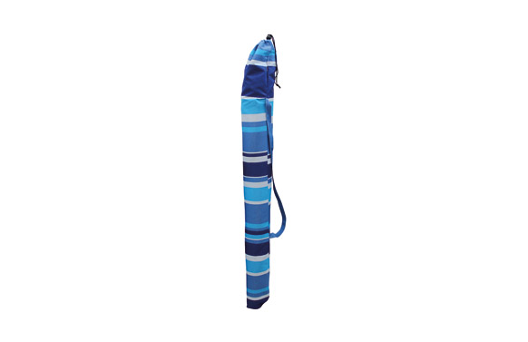 PARASOL PLAYA ALUMINIO Ø180 CM UPF 50+  RAYAS AZUL 2 4