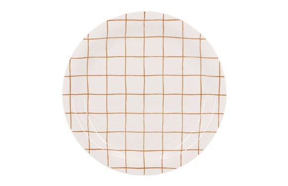 Plato llano cuadros...