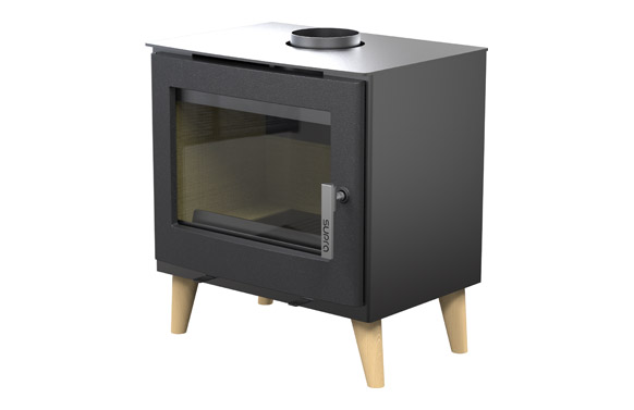 Estufa de leña emile 6,1 kw