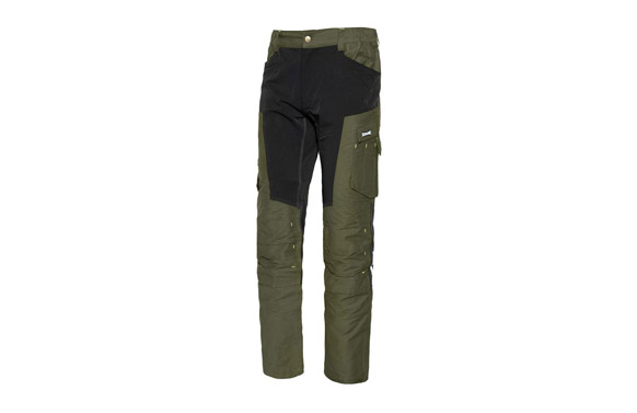 Pantalon algodon / nilon 230 gr flexard verde / negro talla l