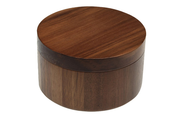 Salero redondo de acacia...