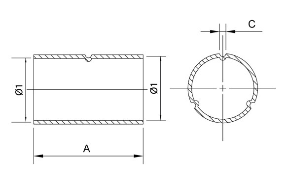Manguito cobre h-h 5270 con... 2