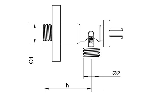 Valvula escuadra america... 2