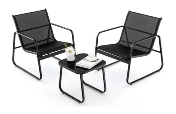 Sillon acero textilene 2 u...