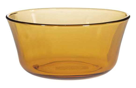 Bol vidrio ambar 10,5cm 6...