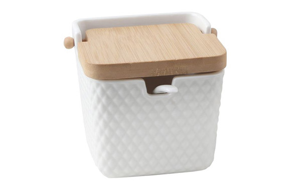 Azucarero porcelana grabada...