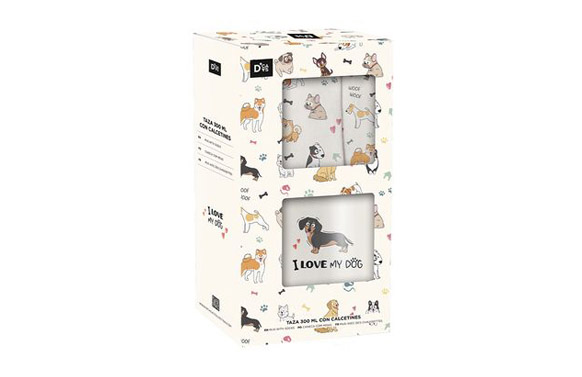 Taza 300ml + calcetin... 2