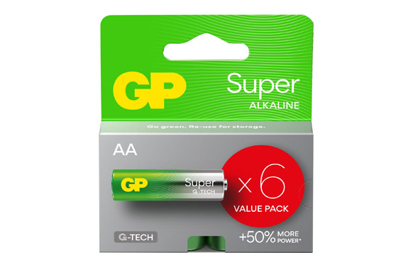 Pila alcalina super lr6 aa...