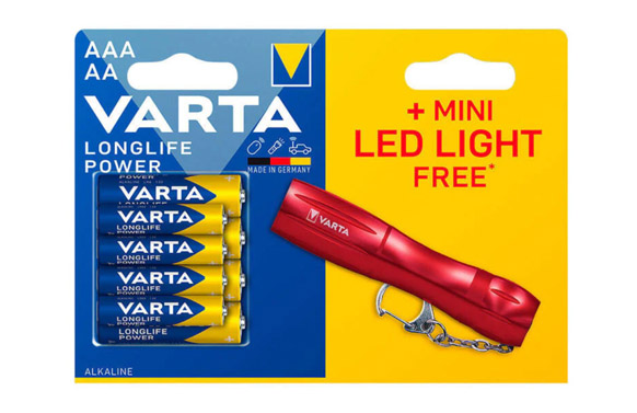 Pila alcalina long life...