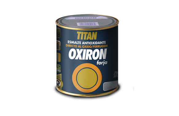 Esmalte antioxidante oxiron forja 750 ml gris acero 