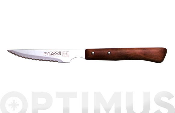 Cuchillo chuletero m/madera 11 cm