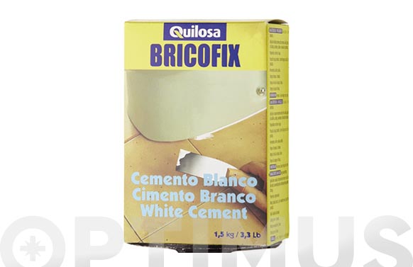 Cemento blanco bricofix 1,5 kg