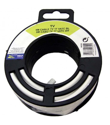 Cable coaxial antena tv economico 15 m