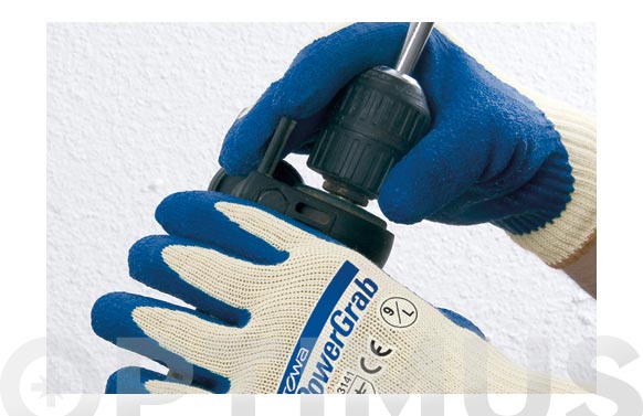 GUANTE POLIESTER / ALGODON RECUBIERTO LATEX RUGOSO TALLA 8 300/8 3