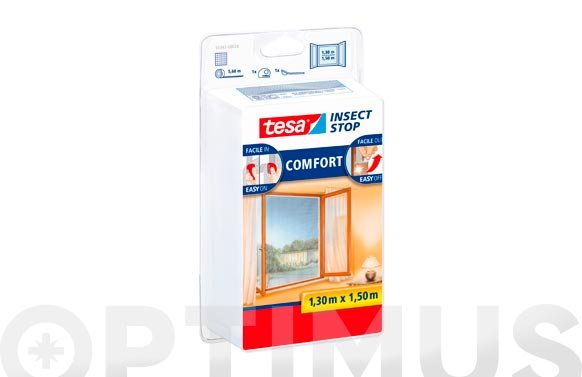 MOSQUITERA VENTANA 1,3 X 1COLOR BLANCO