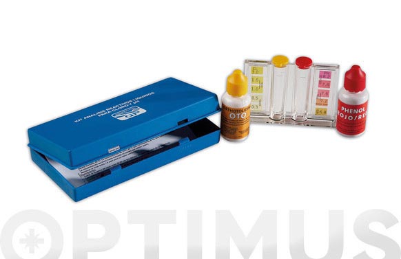 ANALIZADOR AGUA PISCINA PH Y CLORO KIT 209080 2