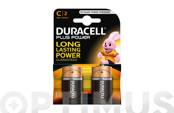 Pila alcalina plus power lr-14-c bl.2