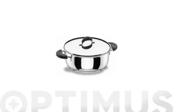 CAZUELA CON TAPA INOX LADY28 CM NOVA