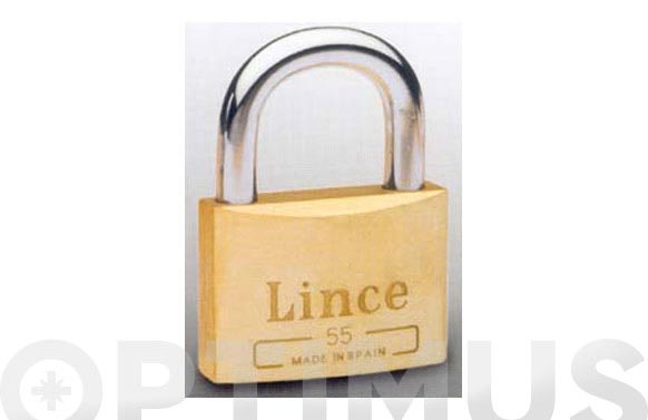 CANDADO 500 EUROTOP LINCE 55 MM LATON