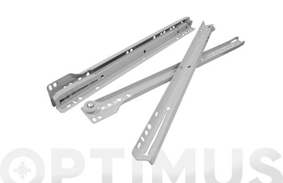450mm Plata Metal guías para cajones caraMetaboxDos Alturas Disponibles 