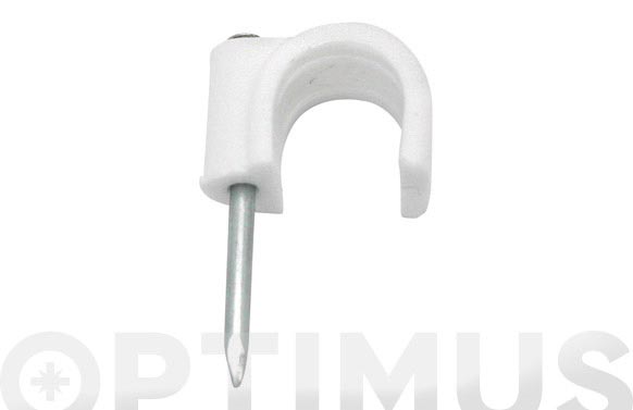 GRAPA PLASTICO CABLE REDON7 MM