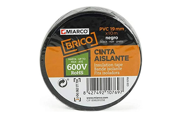 CINTA AISLANTE 10x19        NEGRA