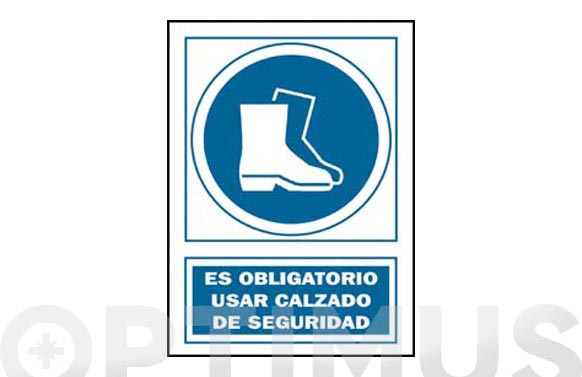 Señal obligacion catalan 297x210 mm calÇat seguretat