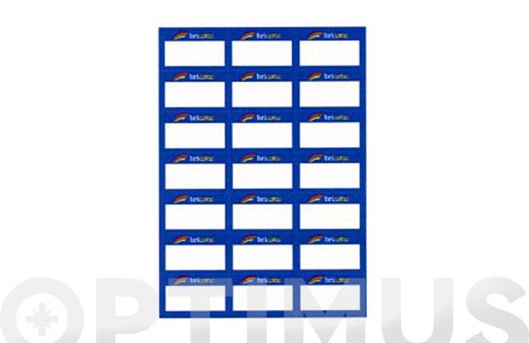 ETIQUETA PORTAETIQ 68X44 1BRICOFAC