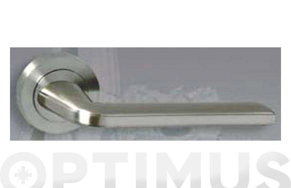 Manilla aluminio roseta (juego) r10156 niquel satinado