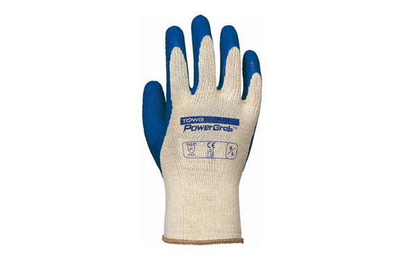 GUANTE POLIESTER / ALGODON RECUBIERTO LATEX RUGOSO TALLA 10 300/10 2