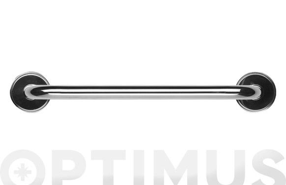 Asa de apoyo recta cromada 40 cm