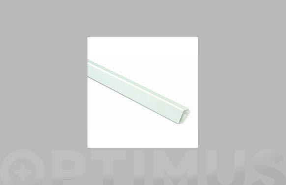 Angulo aluminio autoadhesivo lacado blanco 25 mm x 25 mm x 250 cm 