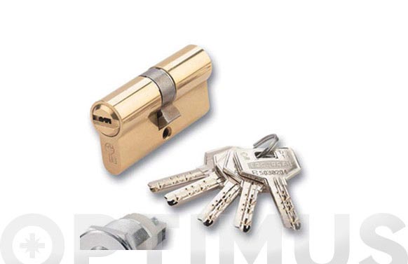 CILINDRO DS15 LEVA LARGA 30-40 CROMO MATE, 5 LLAVES 1003271 4