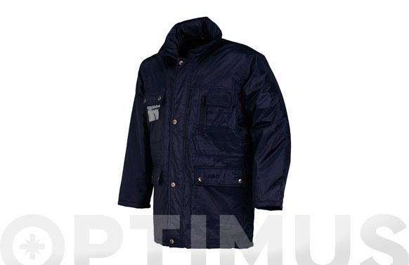 Parka basica impermeable azul t m