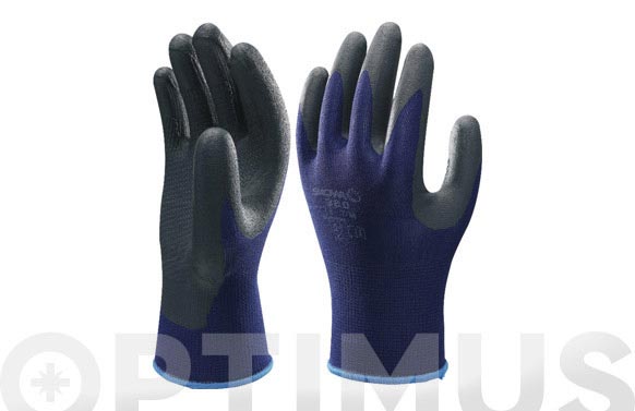 GUANTE NITRILO FOAM AZUL  TALLA L