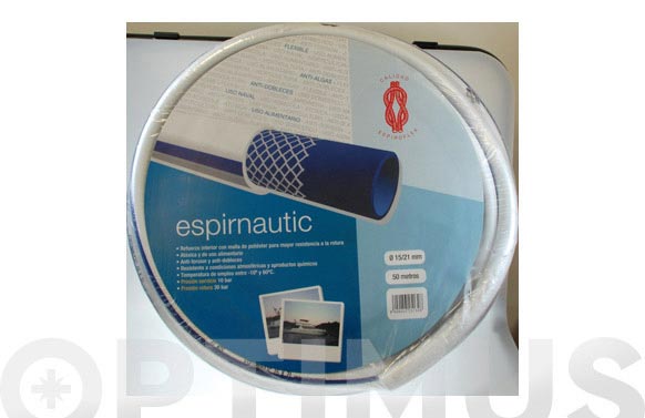MANGUERA NAUTICA 25 MT Ø 15 MM X 21 MM 25901521025 2