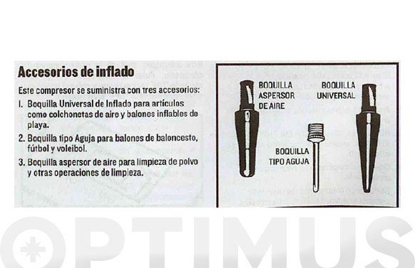 MINI COMPRESOR AUTOMOVIL 230 V - 125 PSI / 8,62 B CON MANOMETRO 8302068 3