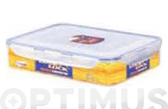 Contenedor alimentos rectangular con rejilla 2,7 l
