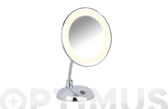 Espejo pie flex style cromado aumento x3