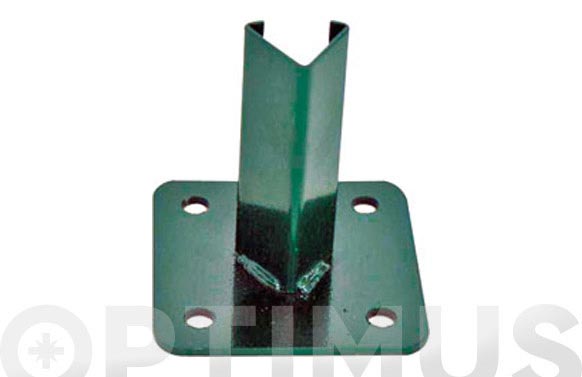 PLACA BASE POSTE D.48       VERDE