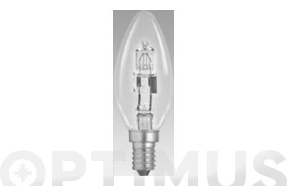 Lampara eco halogena vela 28w e14