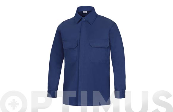 Camisa manga larga ignifuga + antiestatica l3000 t 42 azul marino