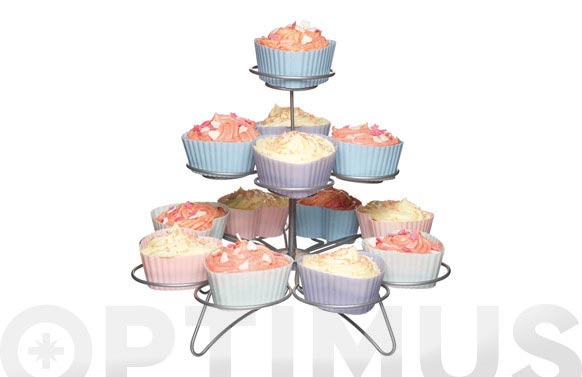 Expositor cupcakes 3 niveles 3133-13cav