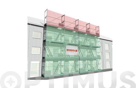 MALLA RASCHEL.FACHADA G6053X20 AZUL 2